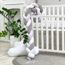 Protectie laterala patut bebe grafit-violet (2)